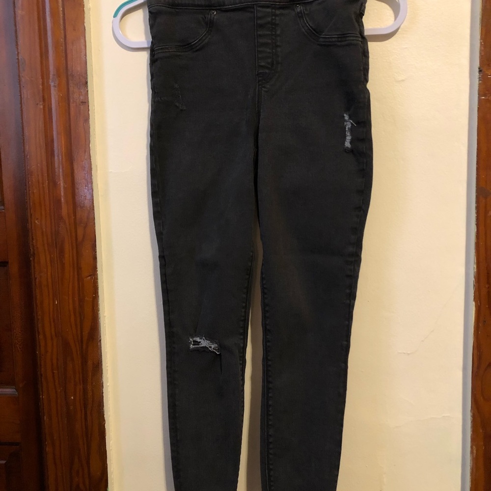 Spanx Jean leggings black small petite
